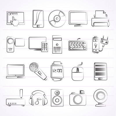 矢量汽車維修手繪圖標(biāo)在電子產(chǎn)品設(shè)計中的應(yīng)用